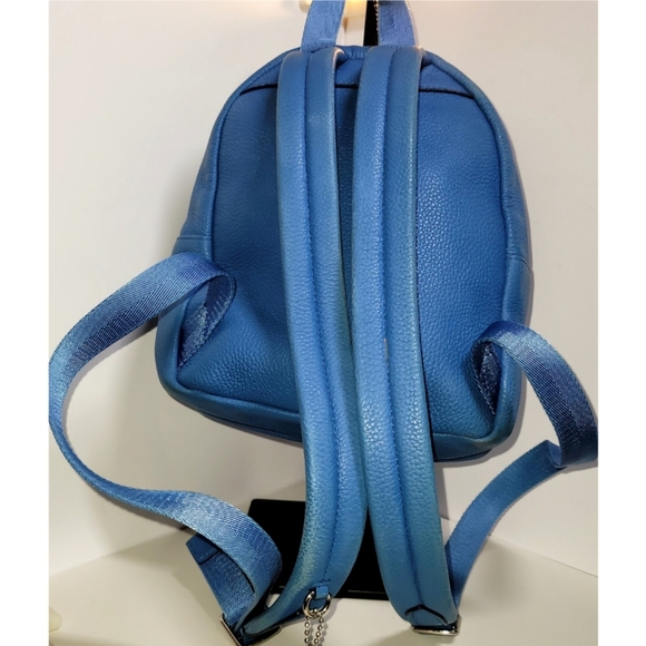 Coach Mini Campus Backpack In Polished Pebble Leather SilverTone Hardware main image 12